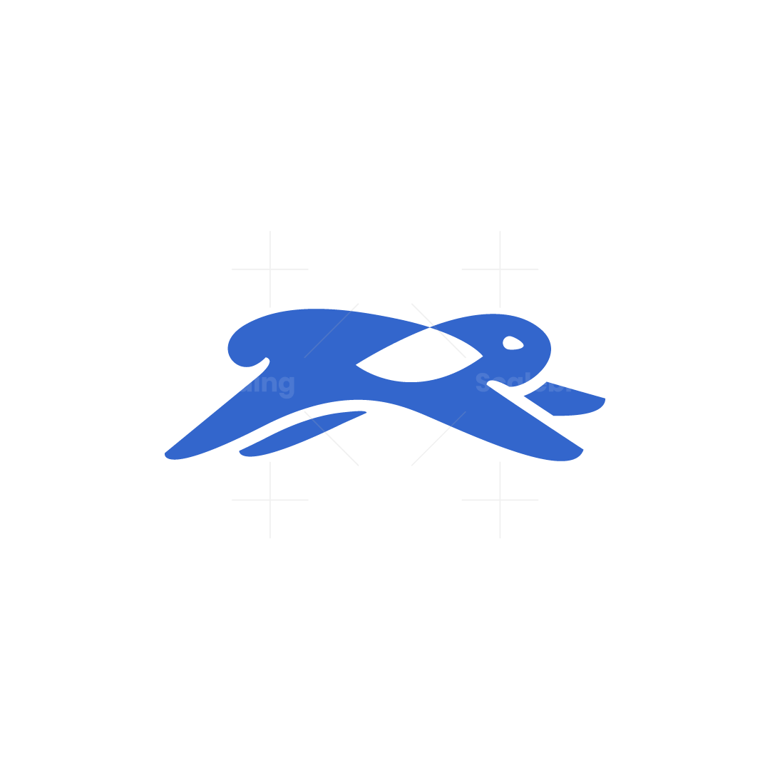 Blue Bunny Logo Blue Bunny PNG, Vector, PSD, And Clipart With