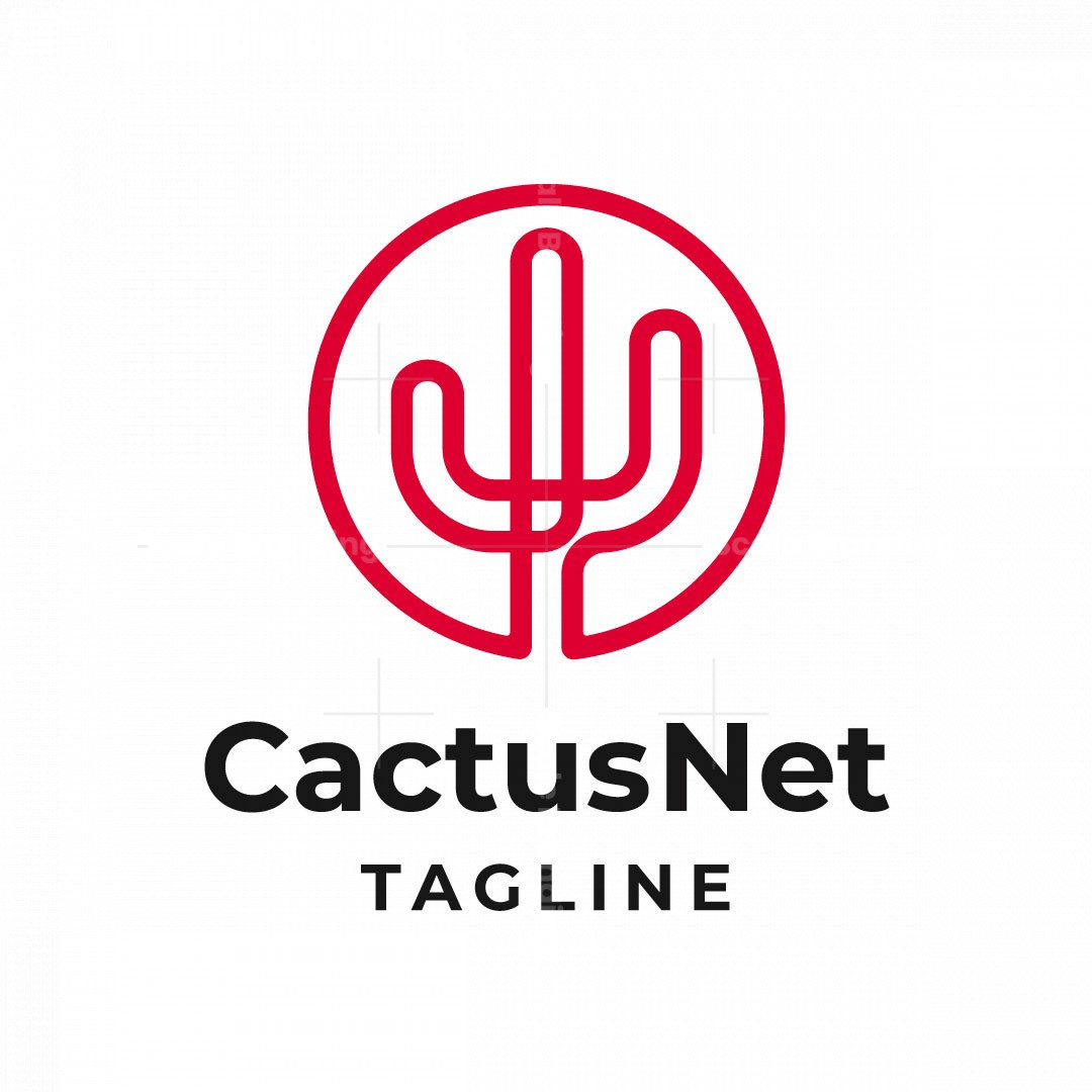 Cactus Net Line Technology Logo