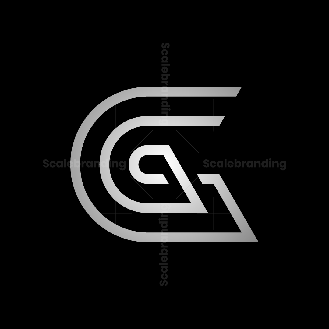 Letter GG Monogram Logo or Stylish Letter G Logo Scalebranding