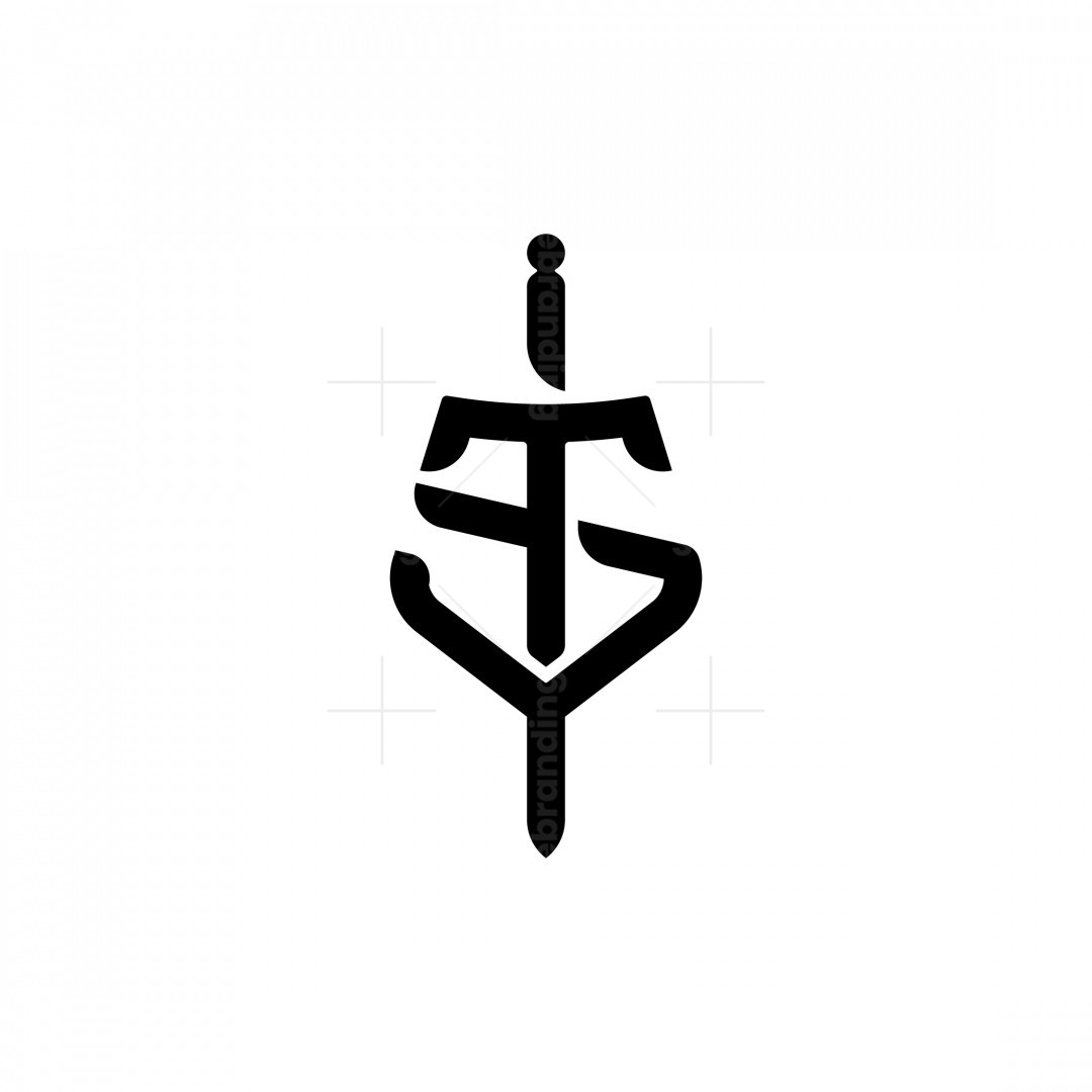 Letter S Sword And Shield Logo | Scalebranding
