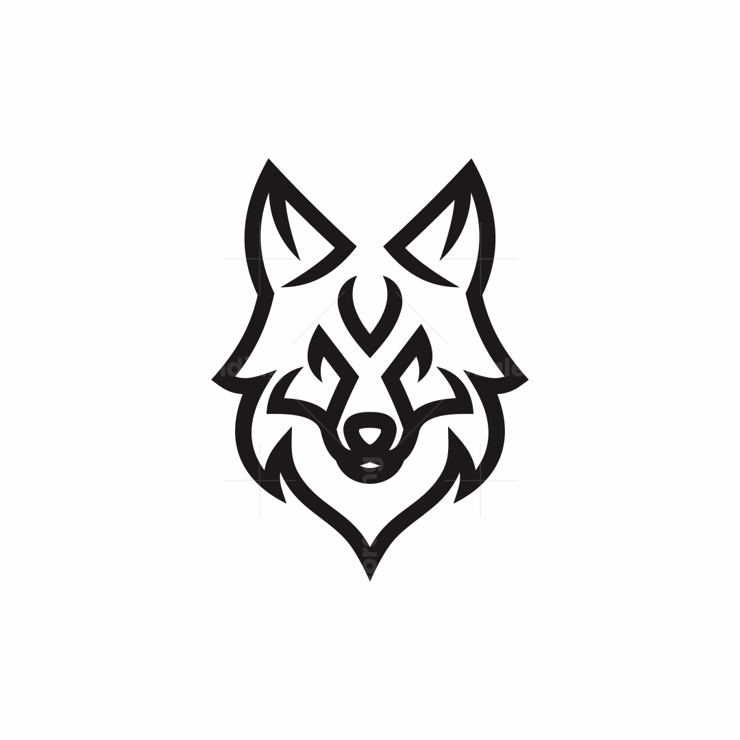 Wolf Logo, image size:1080x1080