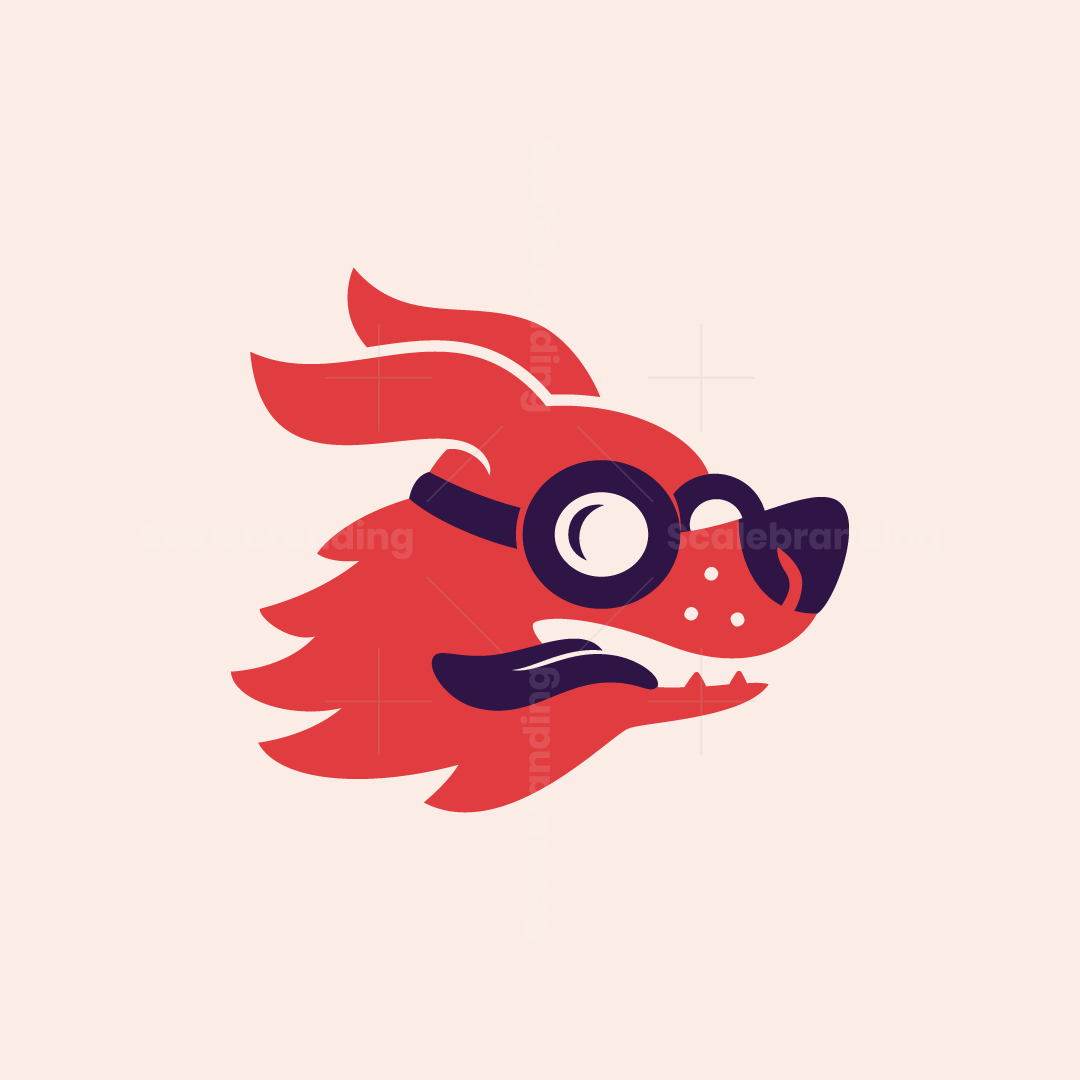 Fast Dog with Goggles Logo | Scalebranding