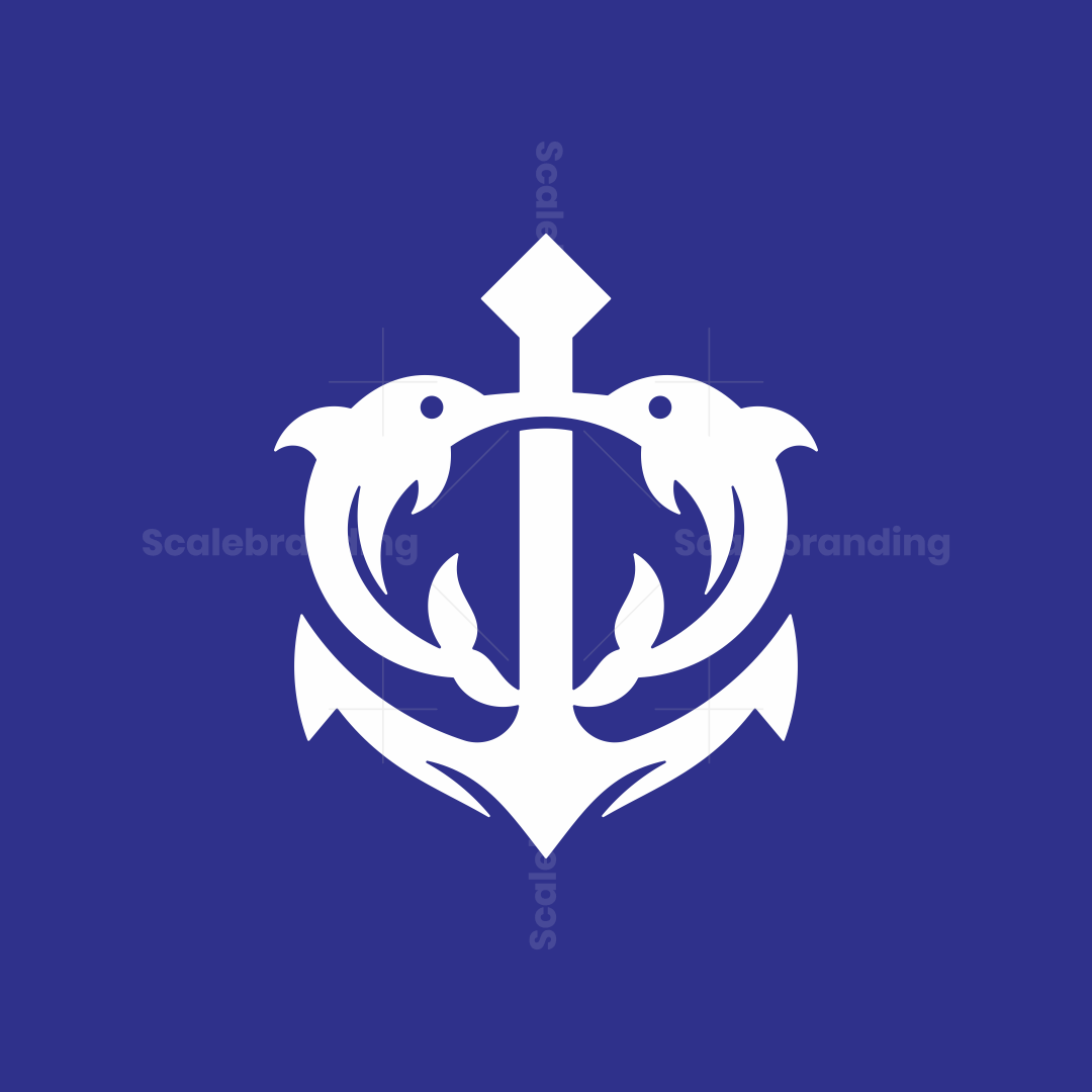 Anchor Dolphin Marine Tourism Logo Scalebranding