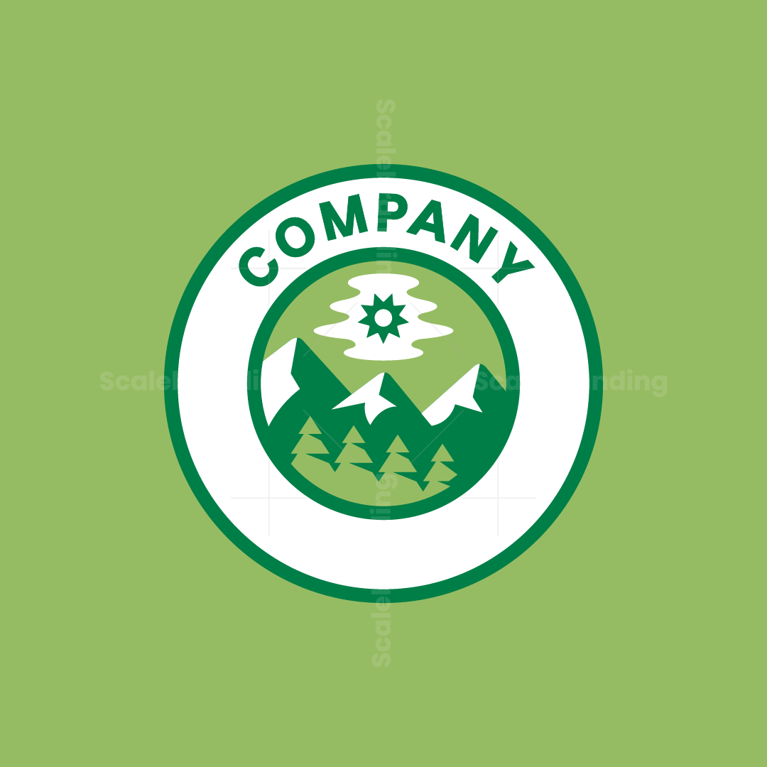 Mountain Panorama Community Emblem Logo Scalebranding Mountain Panorama Community Emblem Logo Scalebranding