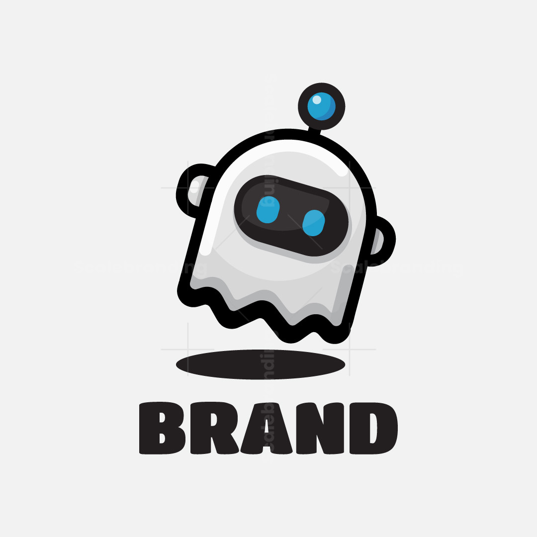 Friendly Ghost Bot Logo | Scalebranding