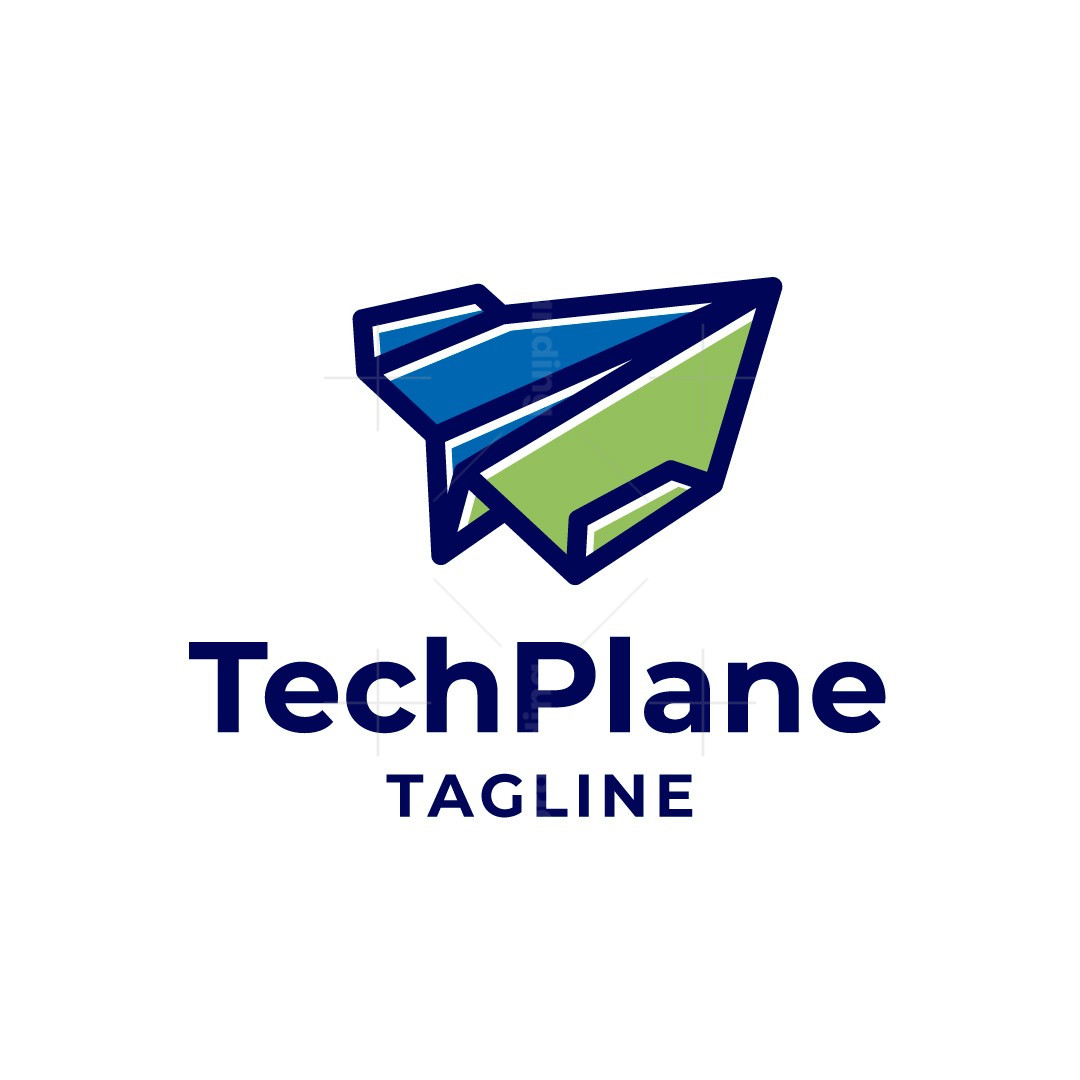 Tech Plane Digital Communications Logo | Scalebranding