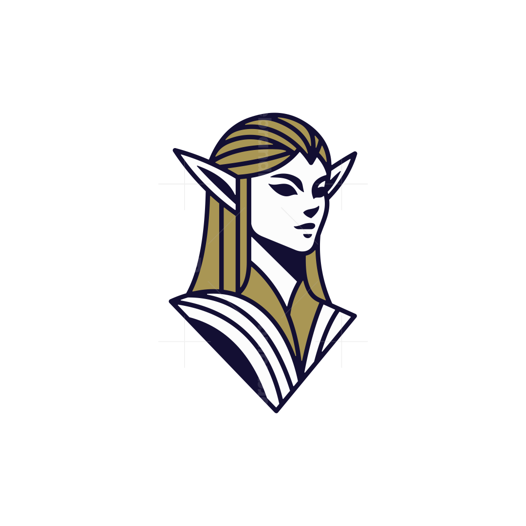 Clean and Elegant Elf Logo Design, image size:1080x1080