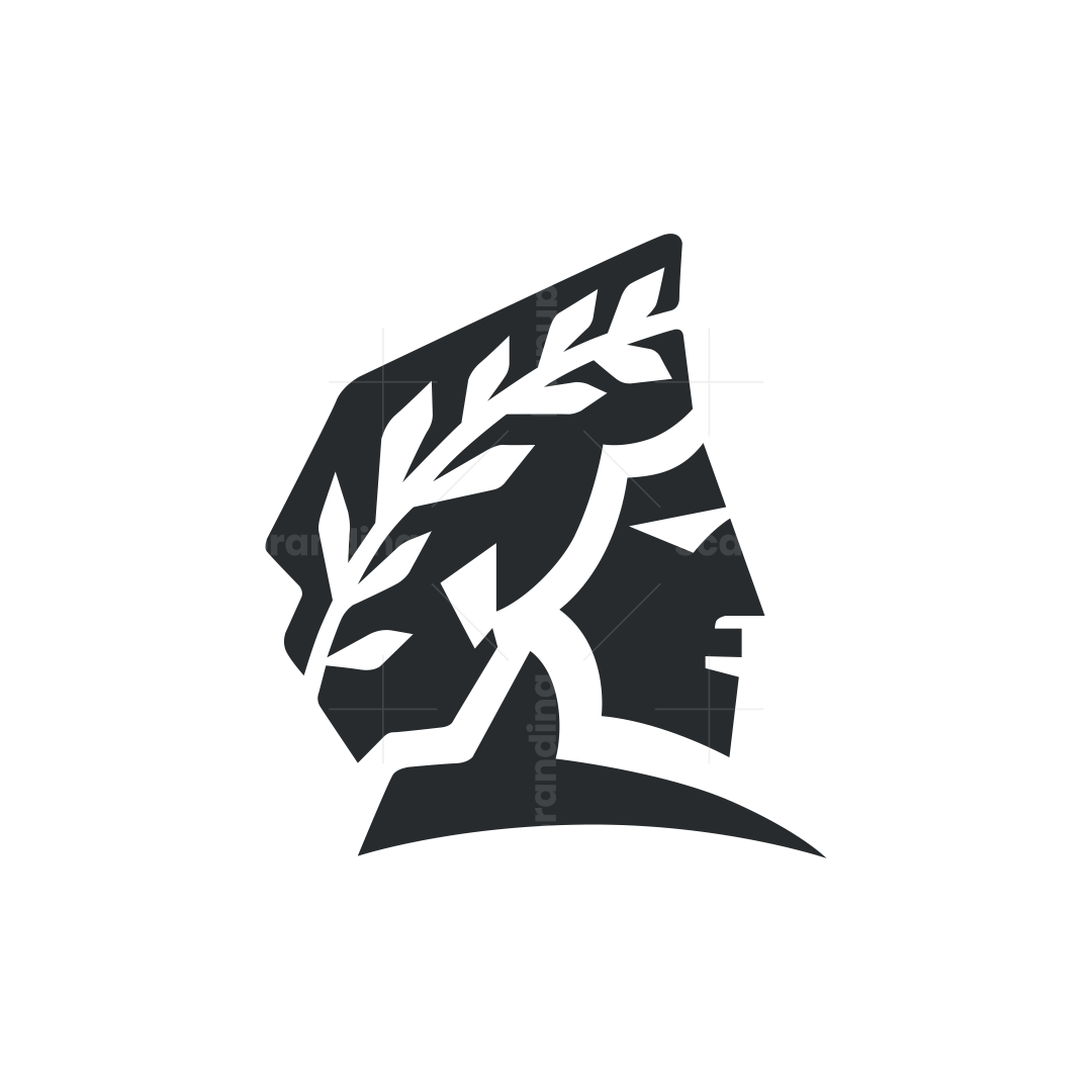 Elegant Greek Man Antique Logo, image size:1080x1080