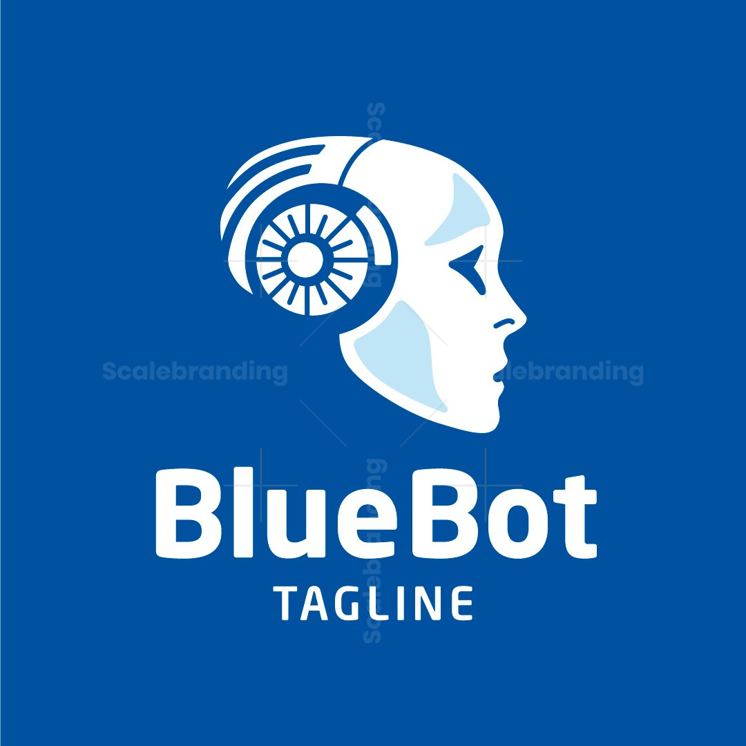 Blue Bot Logo | Scalebranding