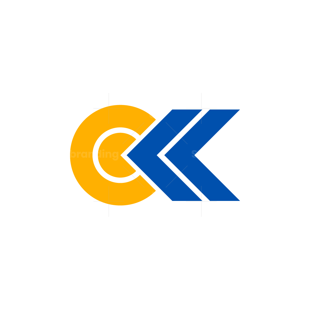 Bold and Dynamic Letter CK Logo Scalebranding