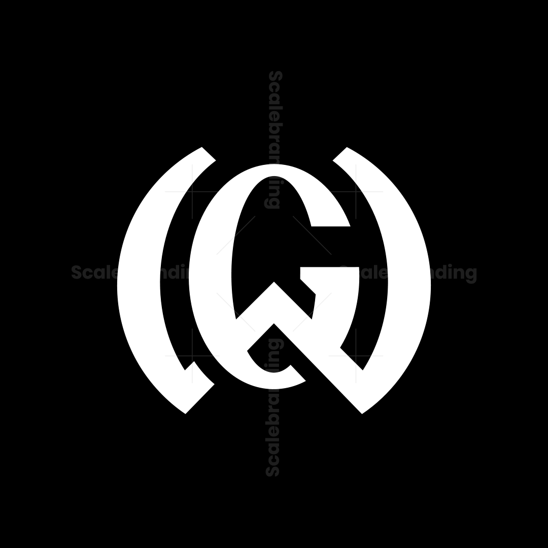 GW WG golden monogram Logo | Scalebranding