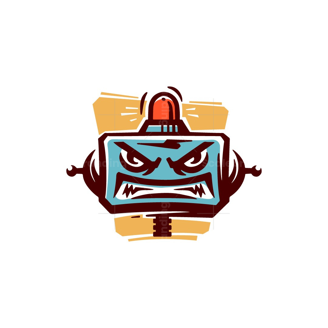 Angry Bot Logo | Scalebranding