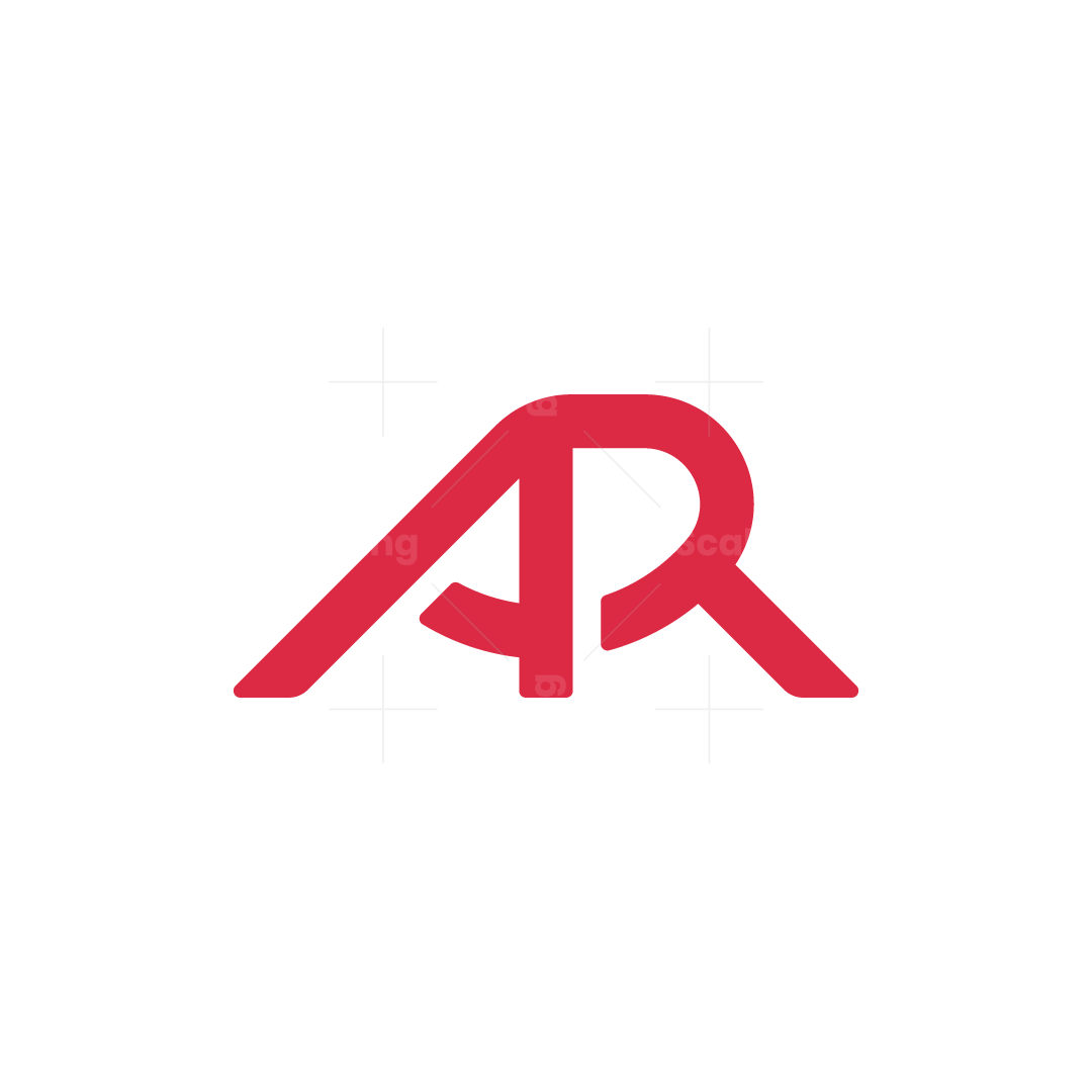 Letters AR RA Monogram Simple Logo | Scalebranding