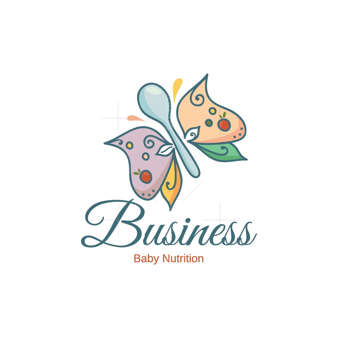 Baby Butterfly Spoon Logo Scalebranding