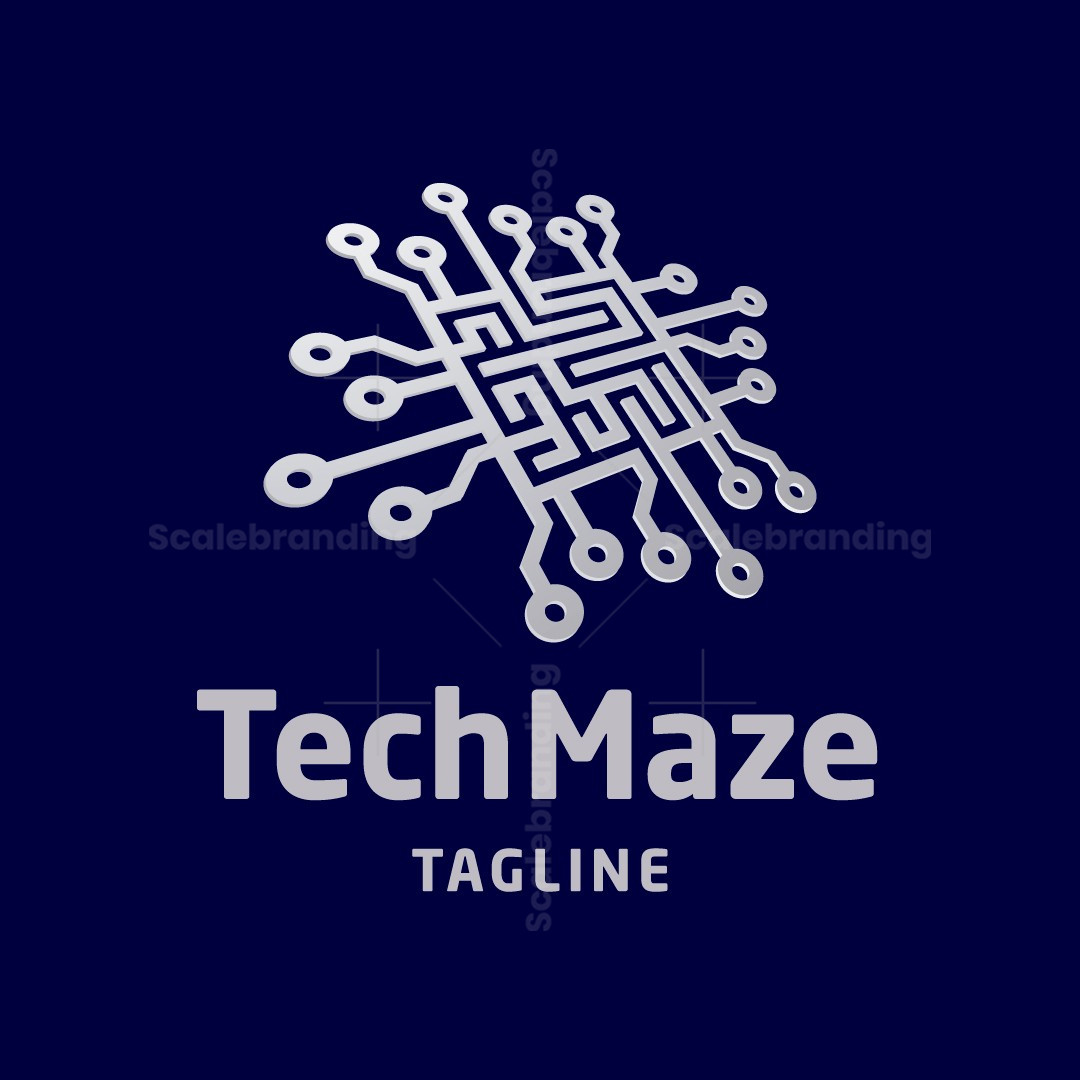Tech Maze Digital Technology Logo | Scalebranding