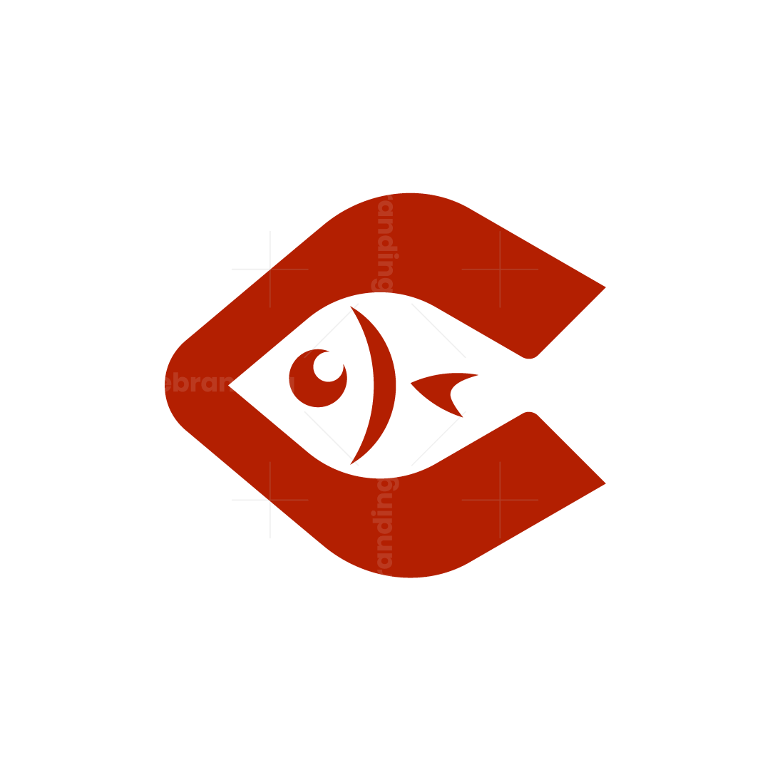 Dynamic C Letter Fish Mark Logo | Scalebranding