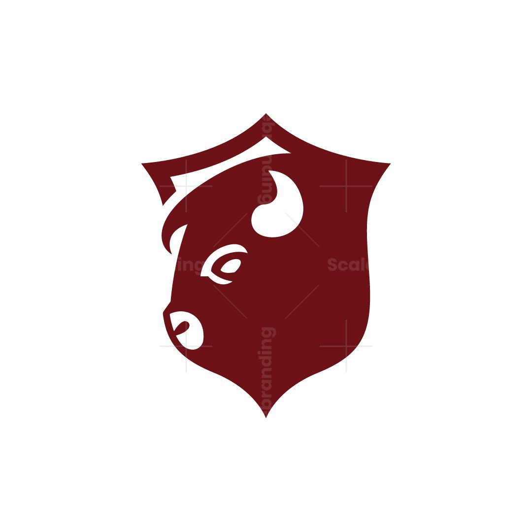 Bison shield Logo | Scalebranding