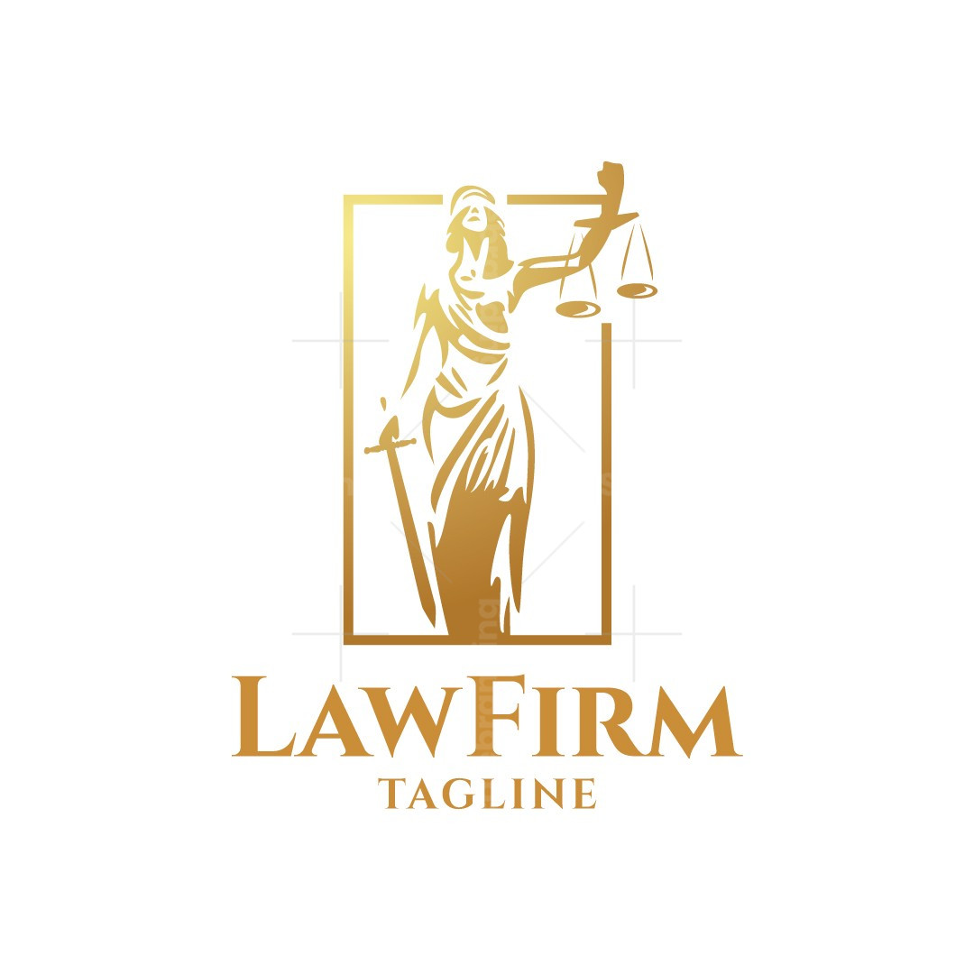 Law Firm Scale Logo Law Office Logo With Scales Of Justice