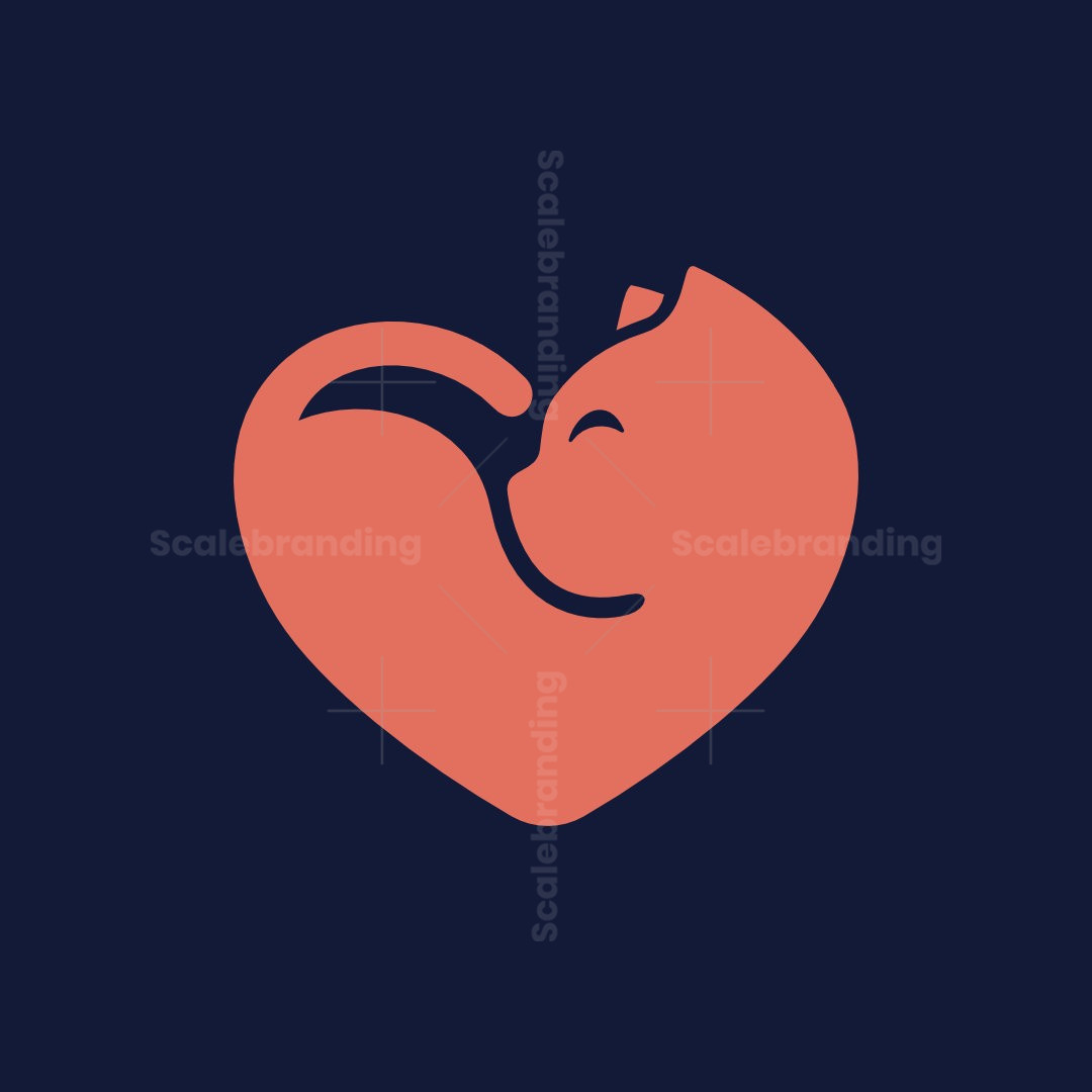 cat lover logo, image size:1080x1080