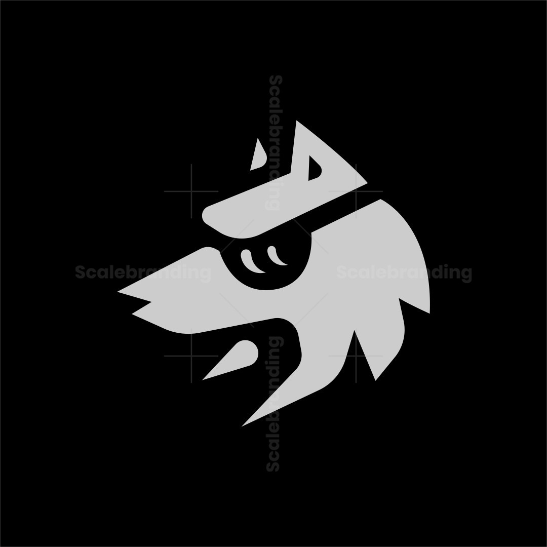 Cool Wolf Head Logo | Scalebranding