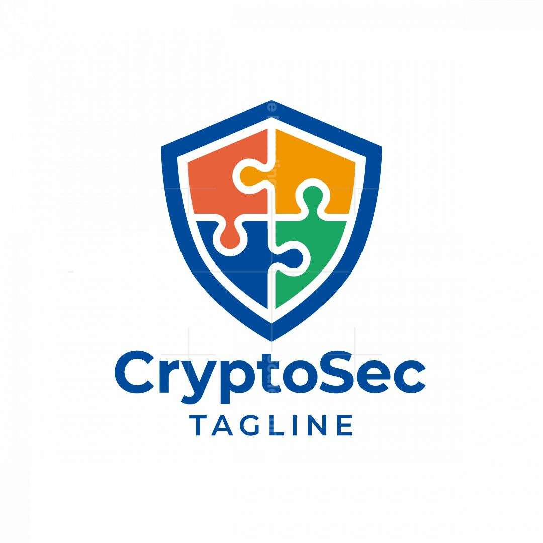 Crypto Security Puzzle Media Online Logo | Scalebranding