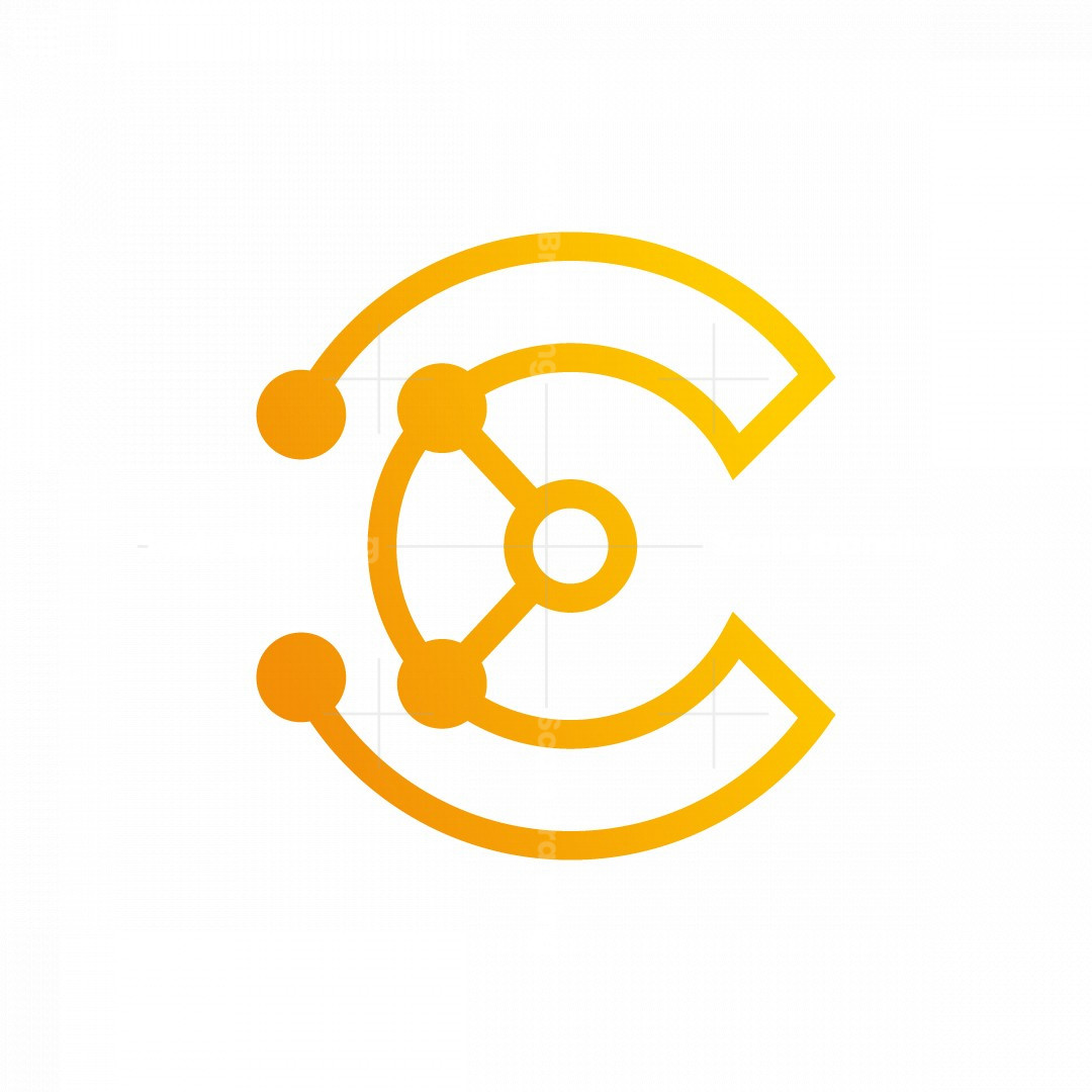 Crypto Tech C Letter Logo
