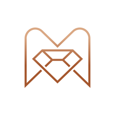 Neat Diamond in Letter M logo | Scalebranding