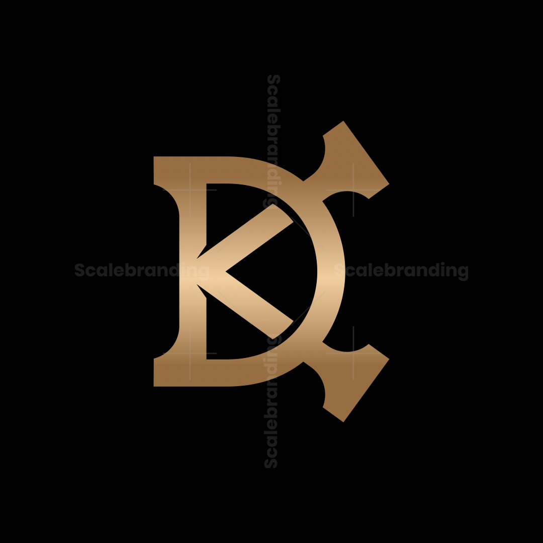 DK Or KD Letter Logos, image size:1080x1080