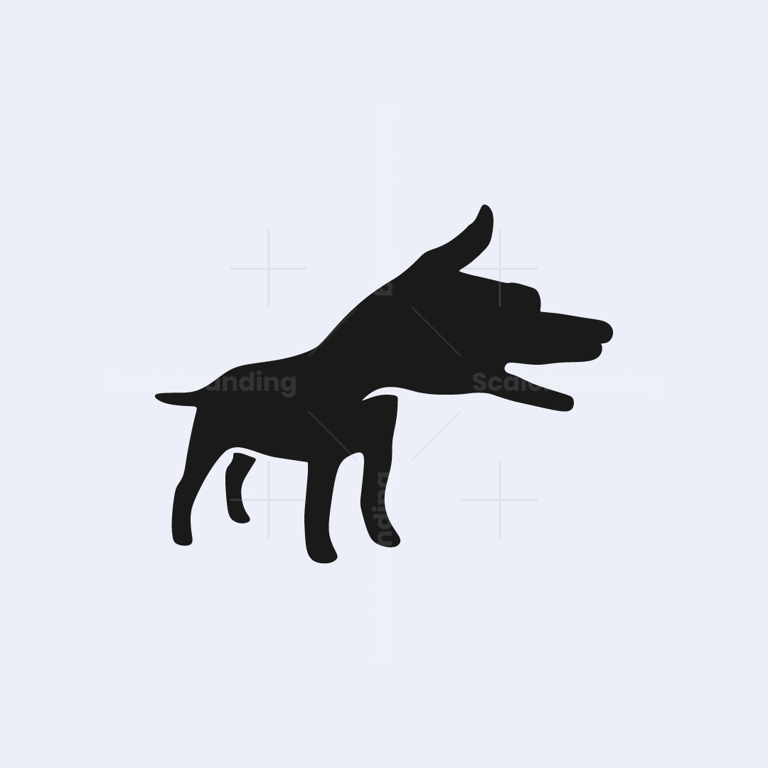 Dog Shadow Hand Logo | Scalebranding