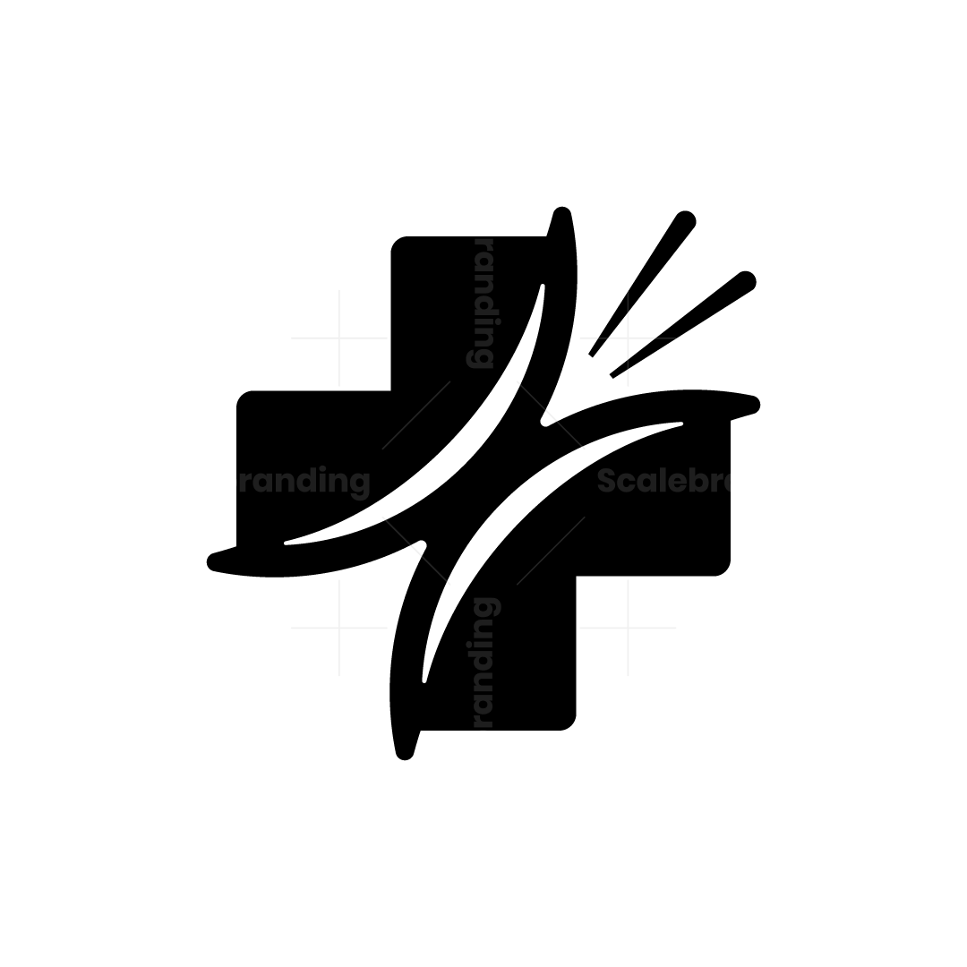 plus-sign-and-flying-butterfly-combination-logo-scalebranding