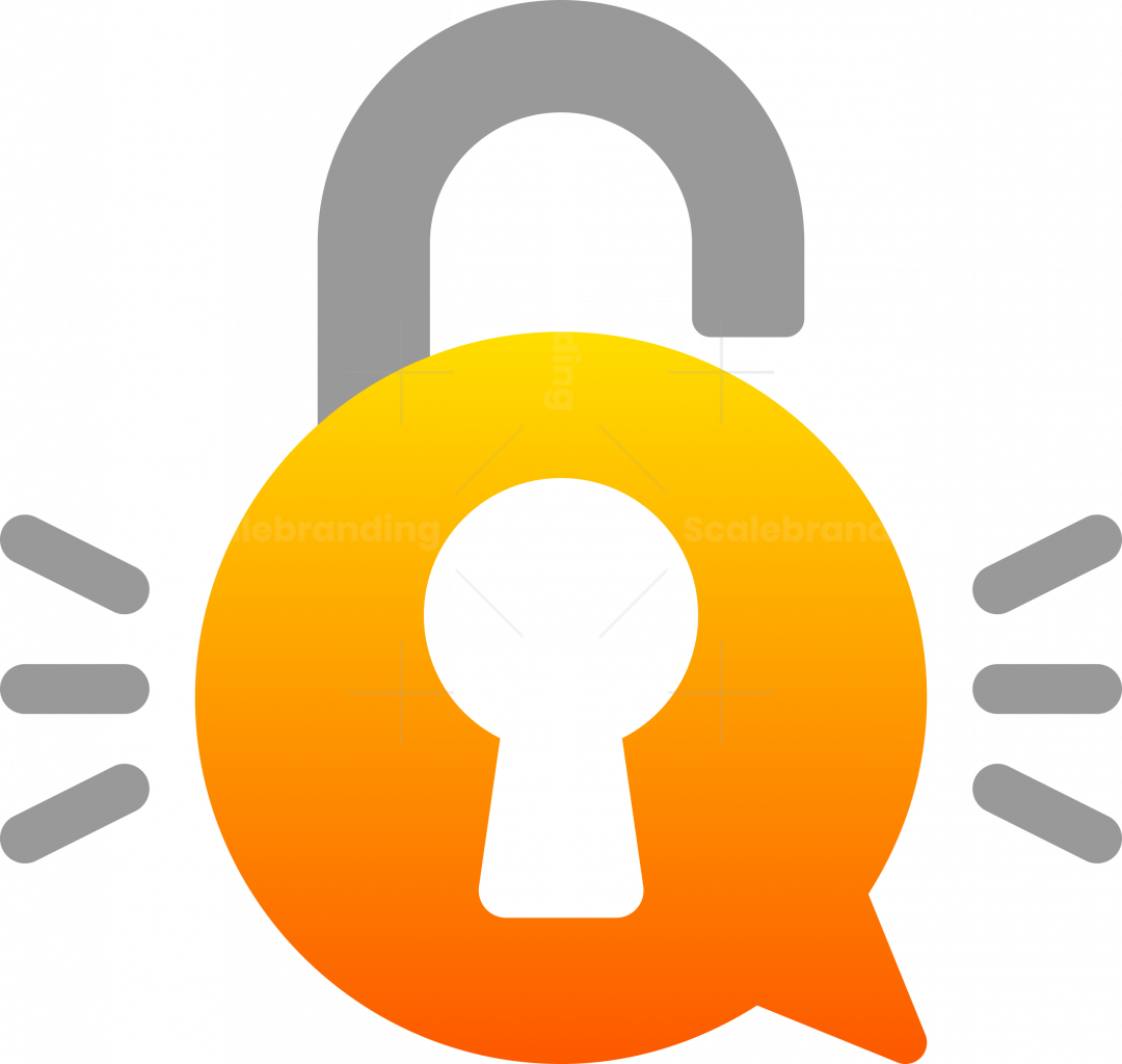 Chat Lock Logo | Scalebranding