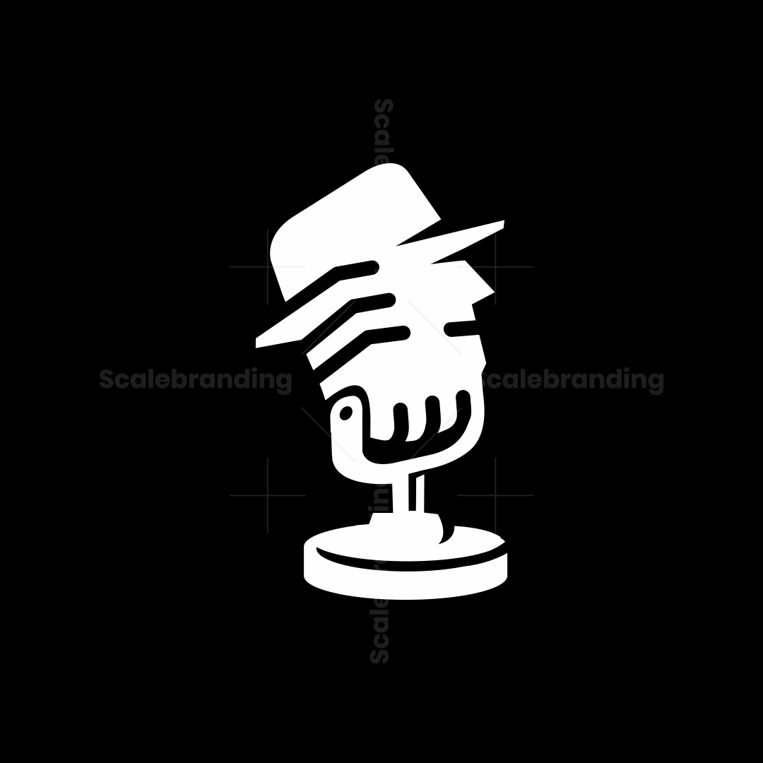 Reprehensible Logo Detectives Podcast Simple Combination Logo | Scalebranding