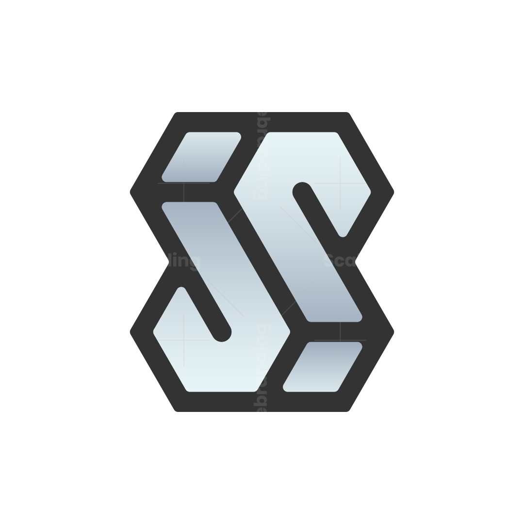 Modern Letter S Or DP Three Dimensional Logo Scalebranding modern-letter-s-or-dp-three-dimensional-logo-scalebranding