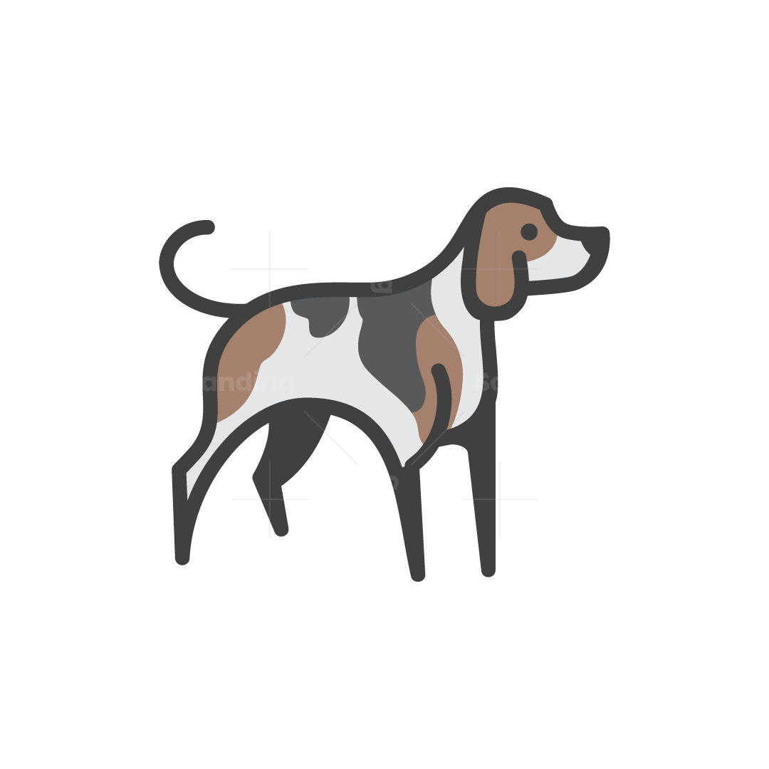 Modern Minimalist Cute Dog Logo | Scalebranding, image size:1080x1080