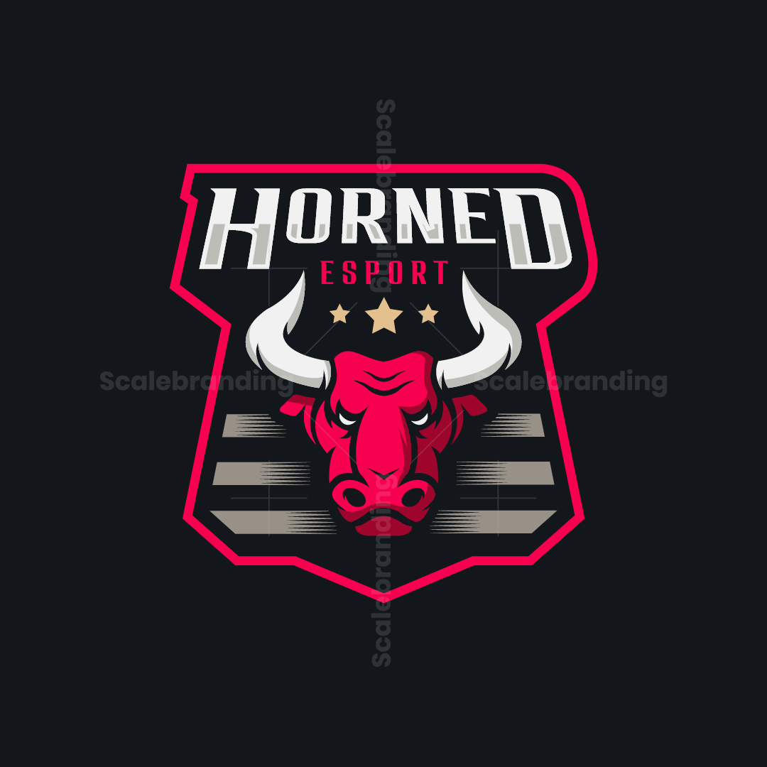 Sphinx Bull Mascot Sport Logo, image size:1080x1080