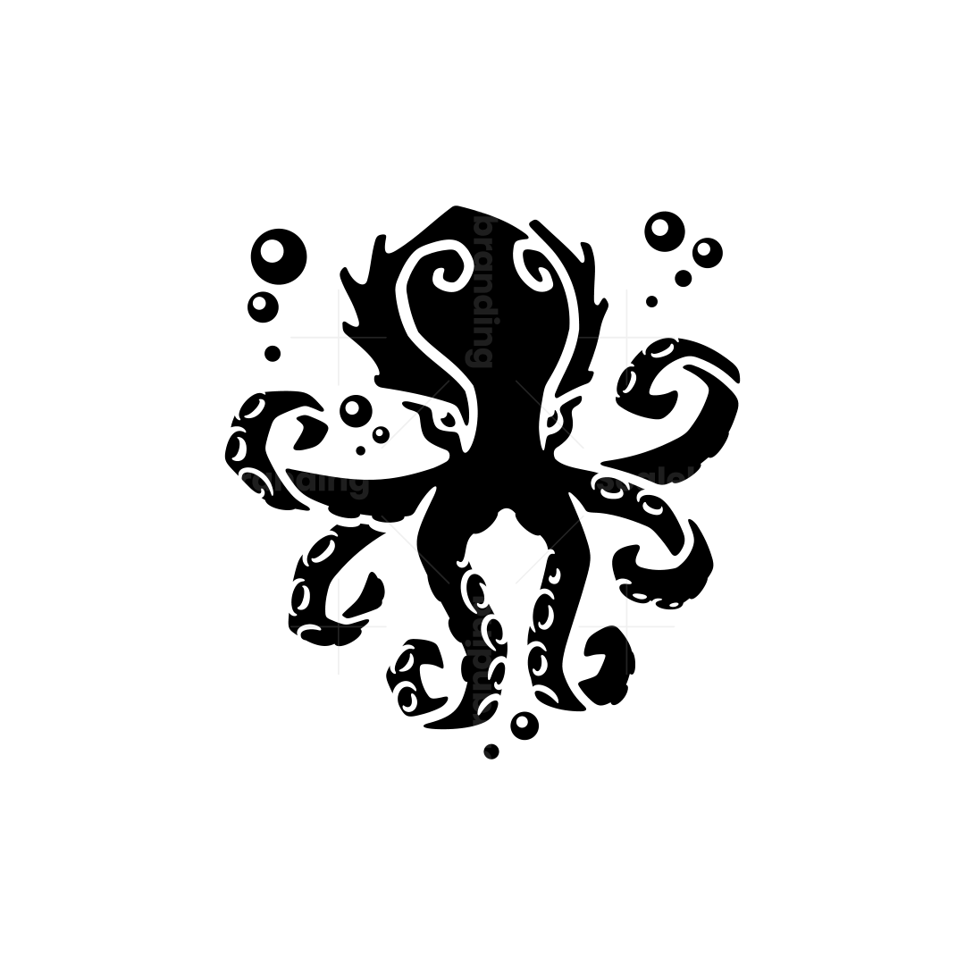 Kraken Anchor Octopus King Logo | Scalebranding