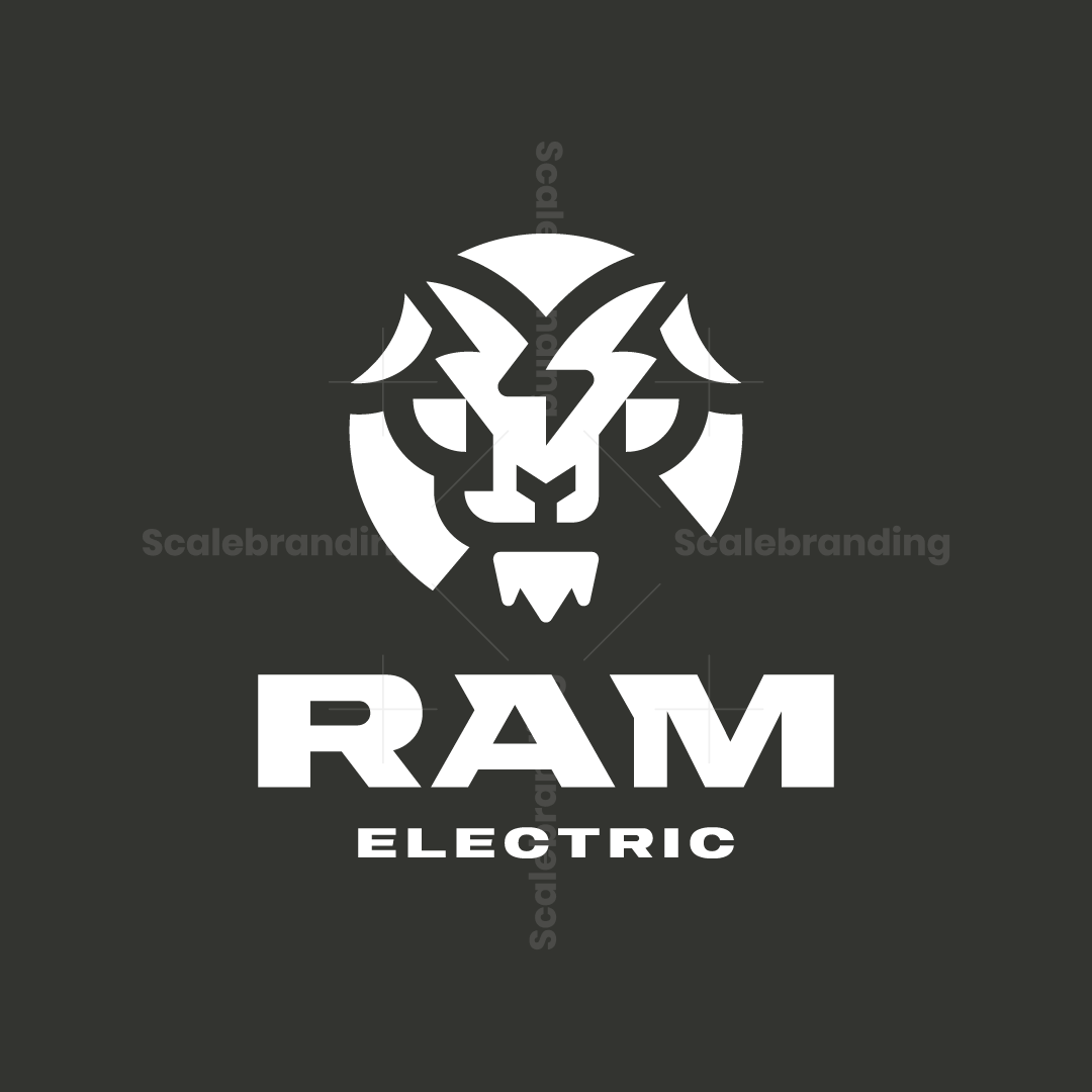 Electric Goat Ram Horn Logo | Scalebranding