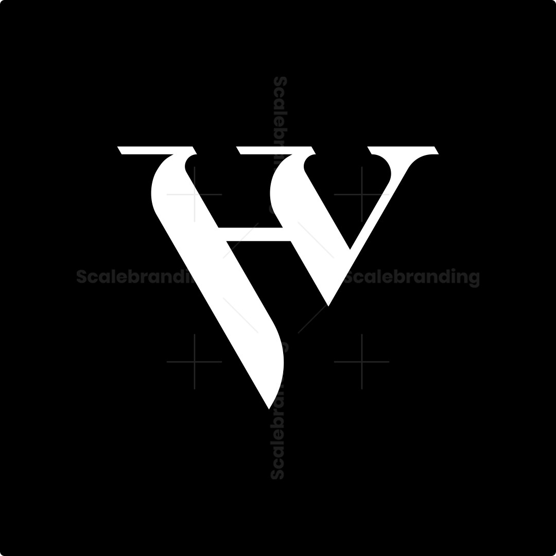 Elegant Letter HV VH Logo | Scalebranding