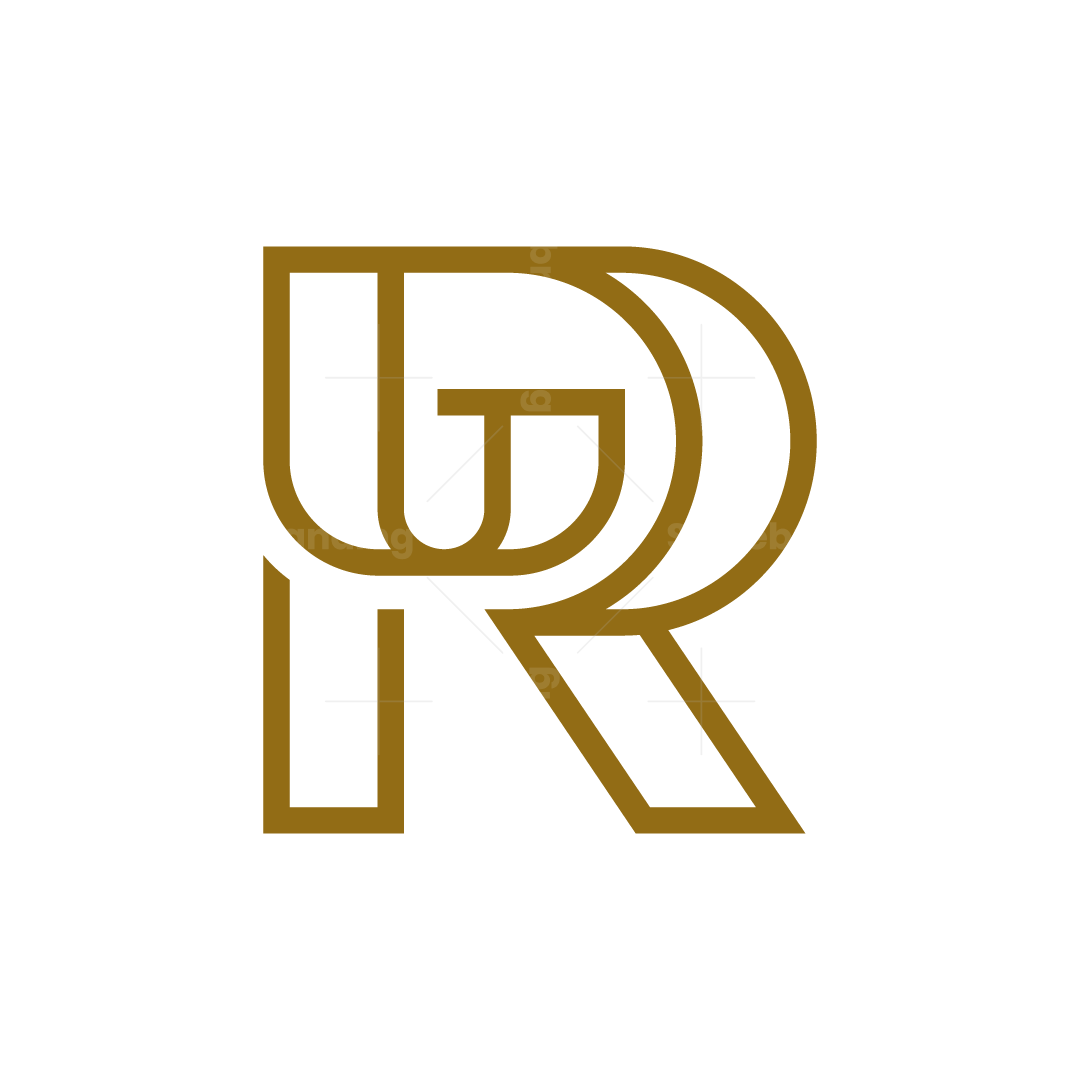 Rg Initials Basic Elegant Initial RG or GR Logo | Scalebranding