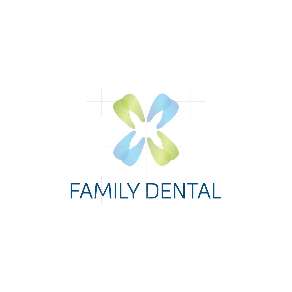 Family dental Logo, image size:1200x1200