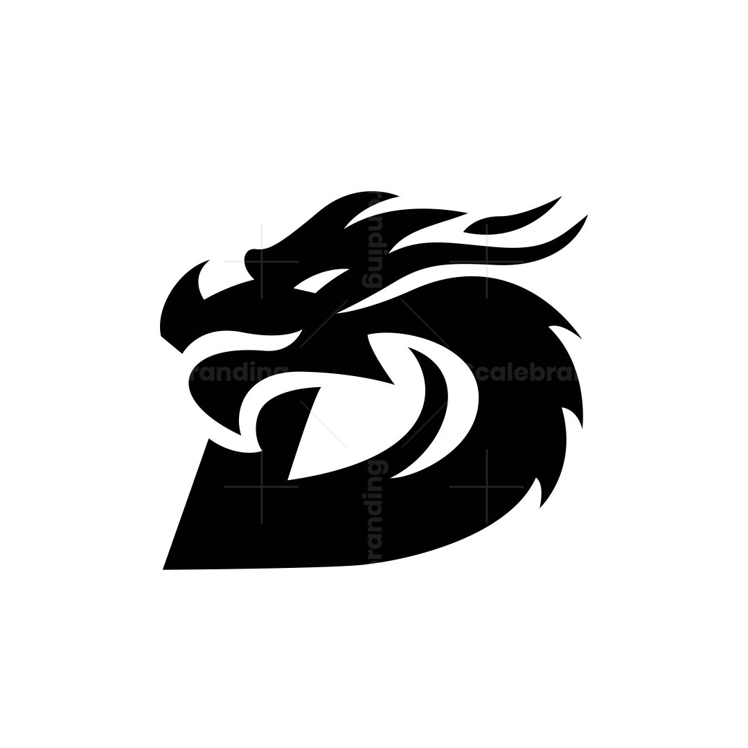 Fearless D Letter Dragon Logo | Scalebranding