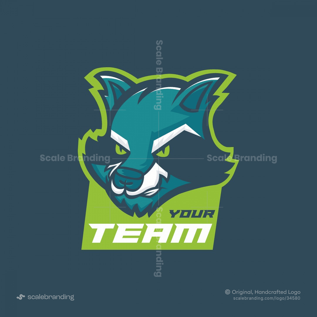 Fierce Racing Rabbit Logo Fierce Raccoon Esports Mascot Logo | Scalebranding