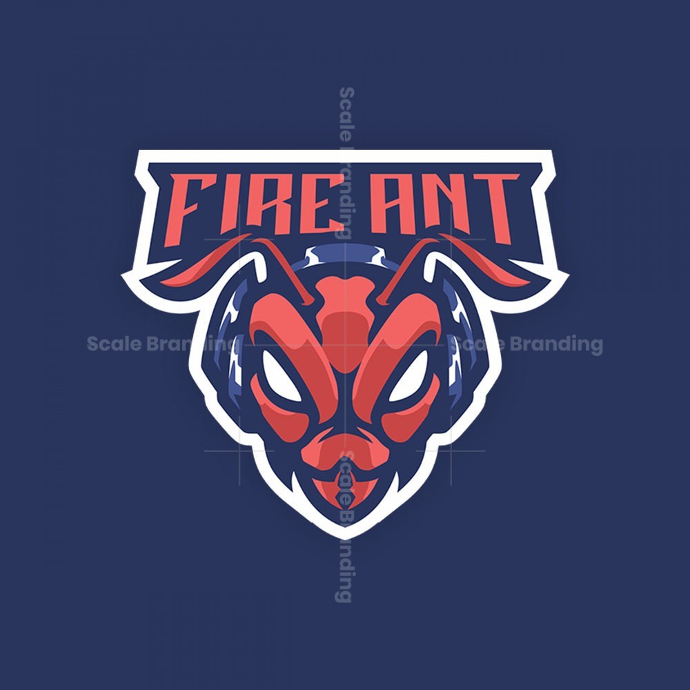 Fire Ant Mascot Logo | Scalebranding