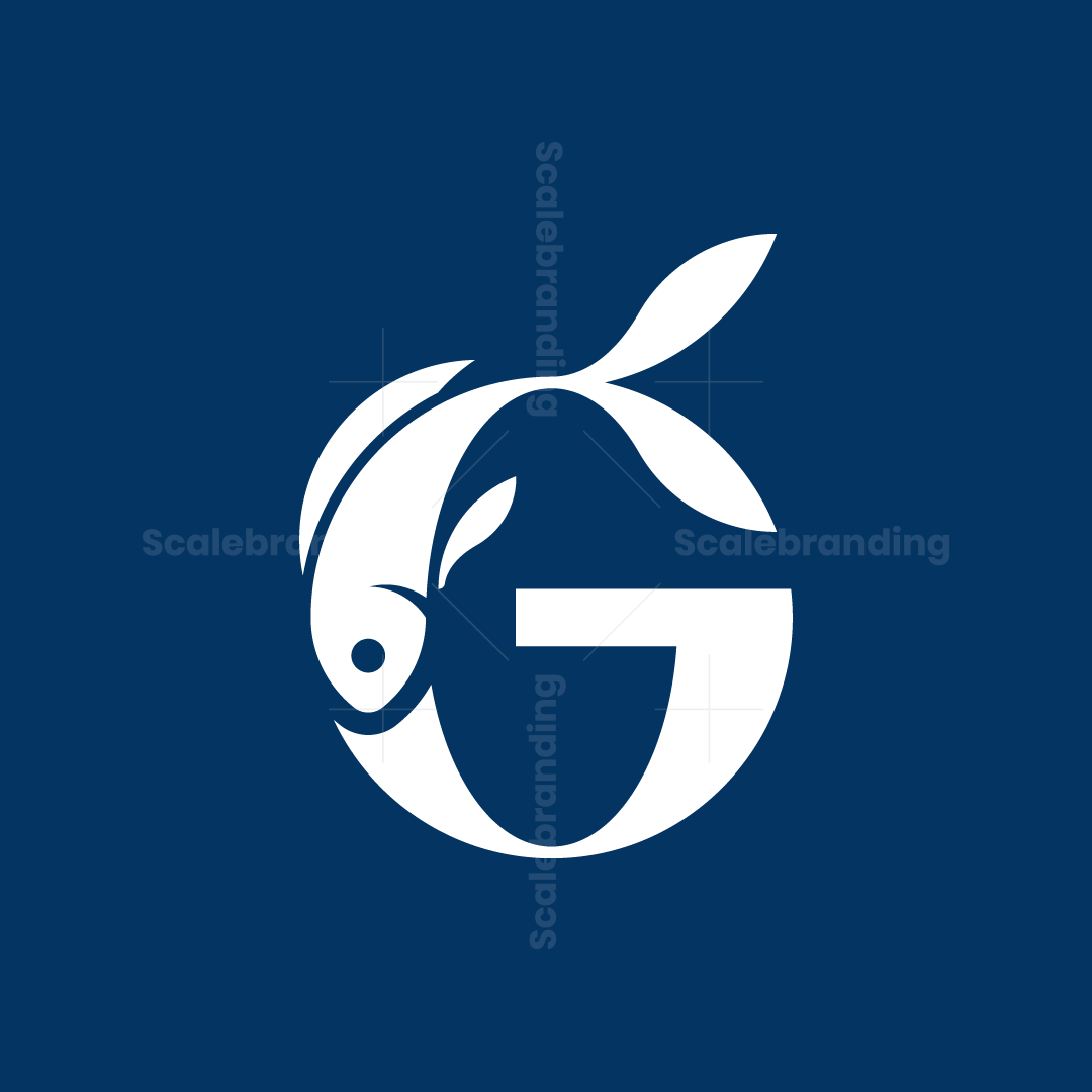 Letter G or E Fish Logo | Scalebranding