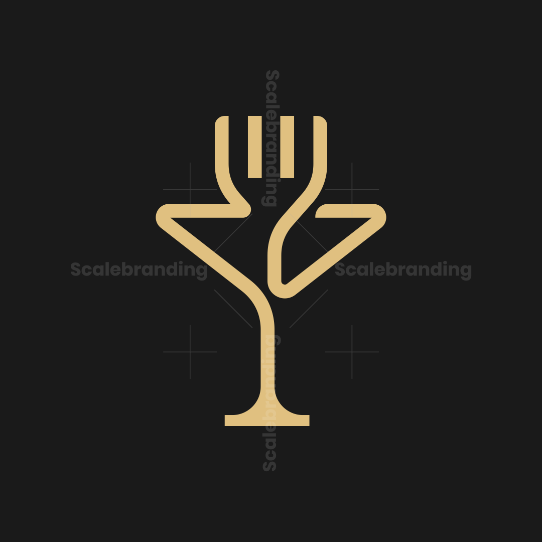 Cafe Bar Simple and premium logo | Scalebranding, image size:1080x1080
