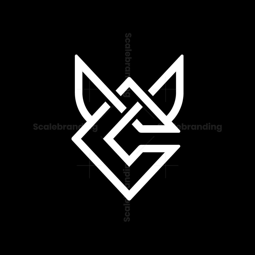 Letter C Simple Modern Logo | Scalebranding, image size:1080x1080