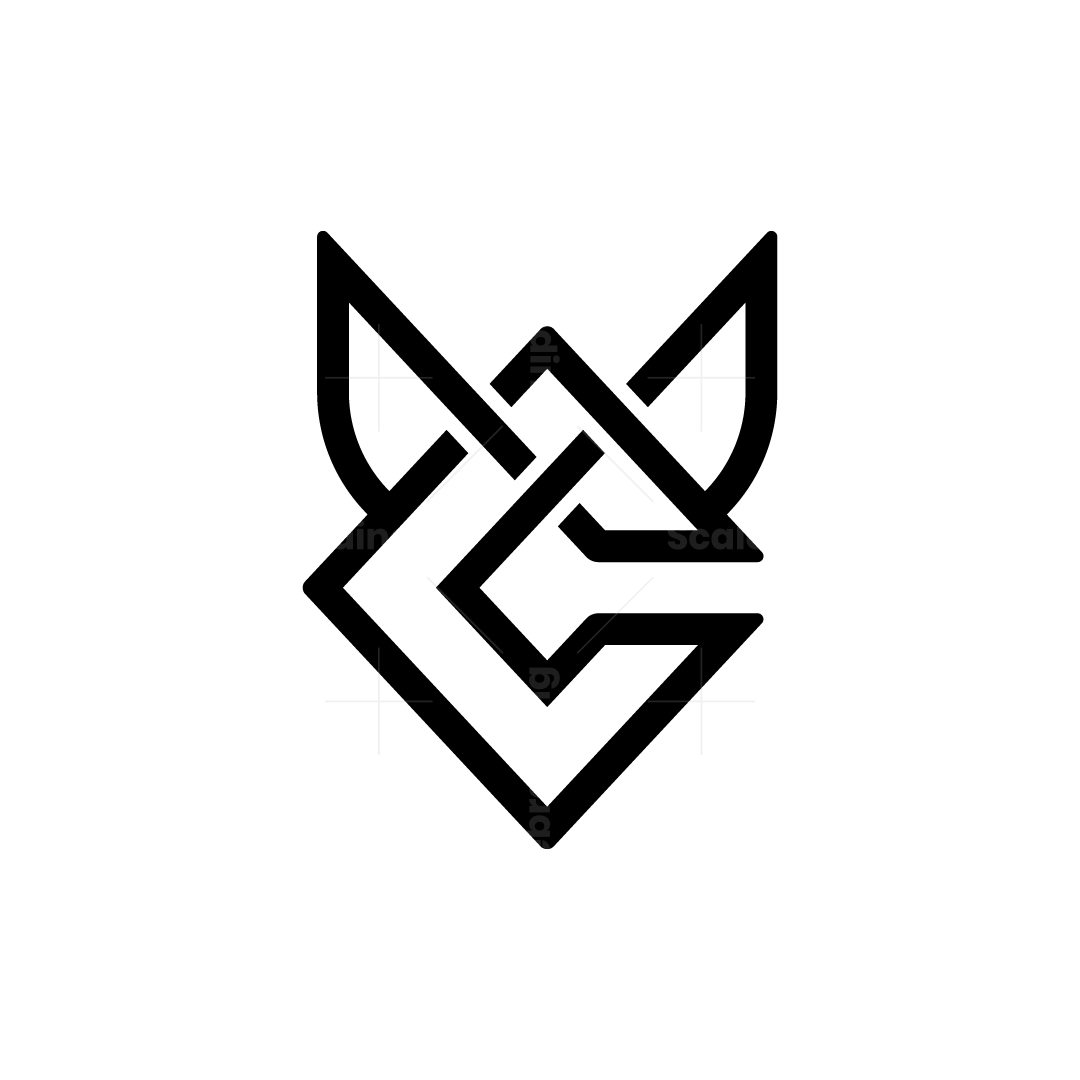 Letter C Simple Modern Logo | Scalebranding, image size:1080x1080