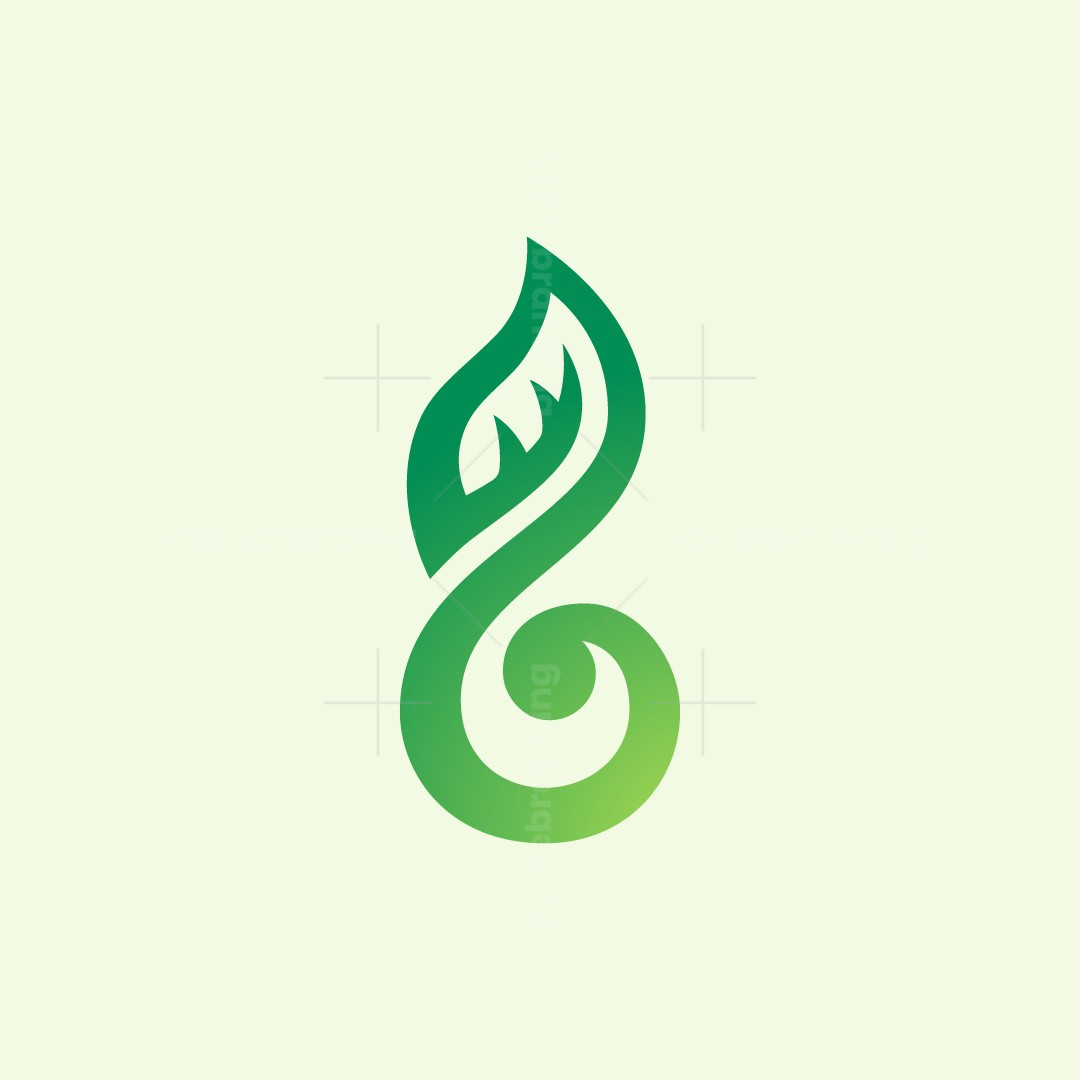 G Leaf Letter Nature Logo Scalebranding