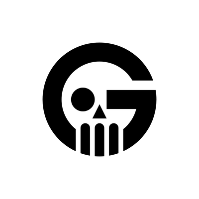 Letter G Geometric Skull Logo | Scalebranding