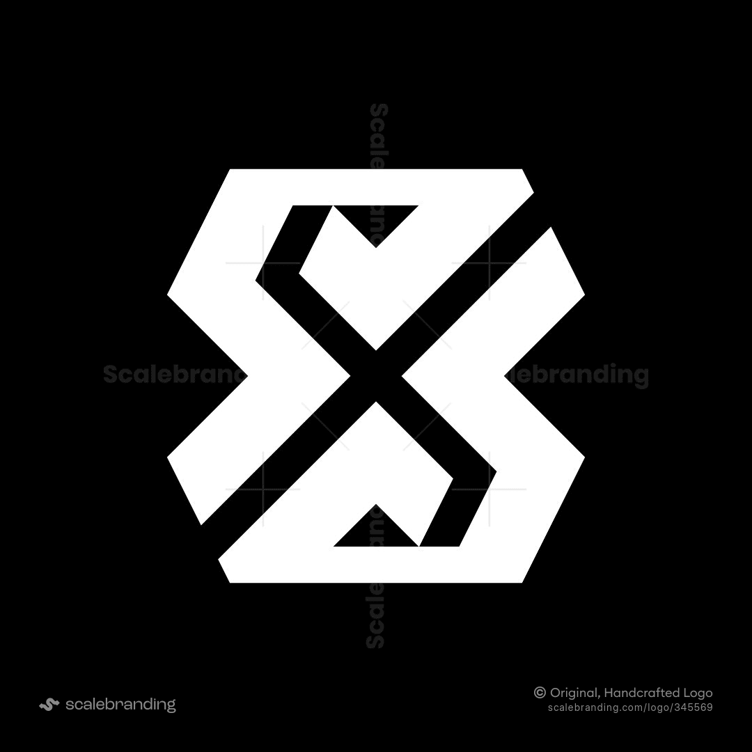 Abstract ZX Or SX Or SZ Logo | Scalebranding